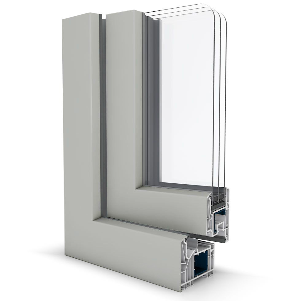 Schüco Living 82 MD Achatgrau