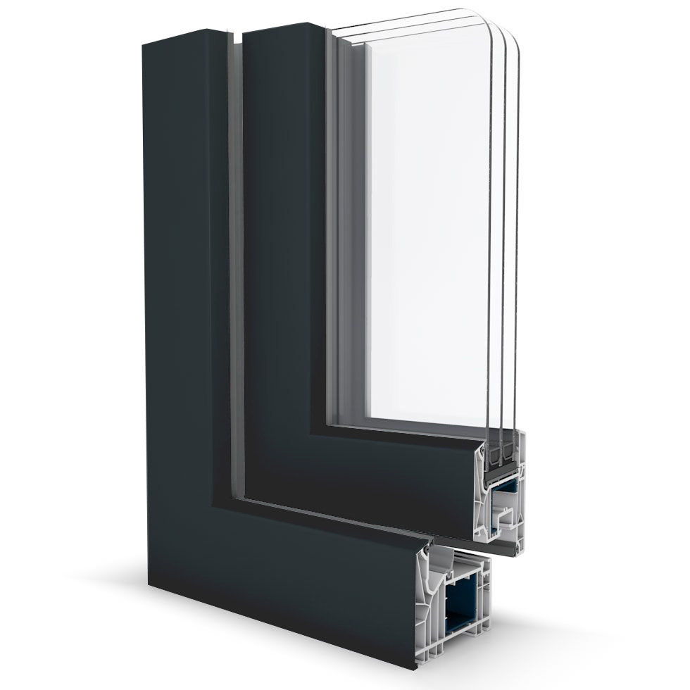 Schüco Living 82 MD Anthrazitgrau