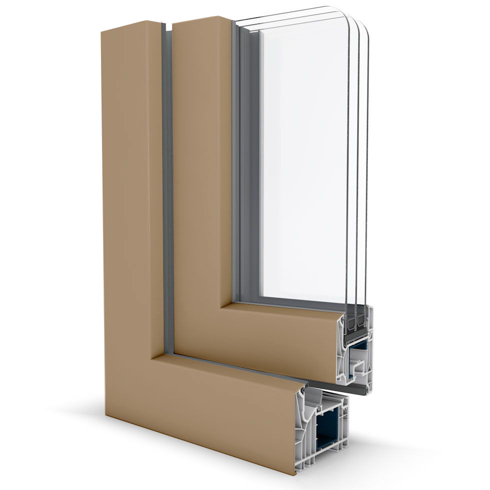 Schüco Living 82 MD Graubeige