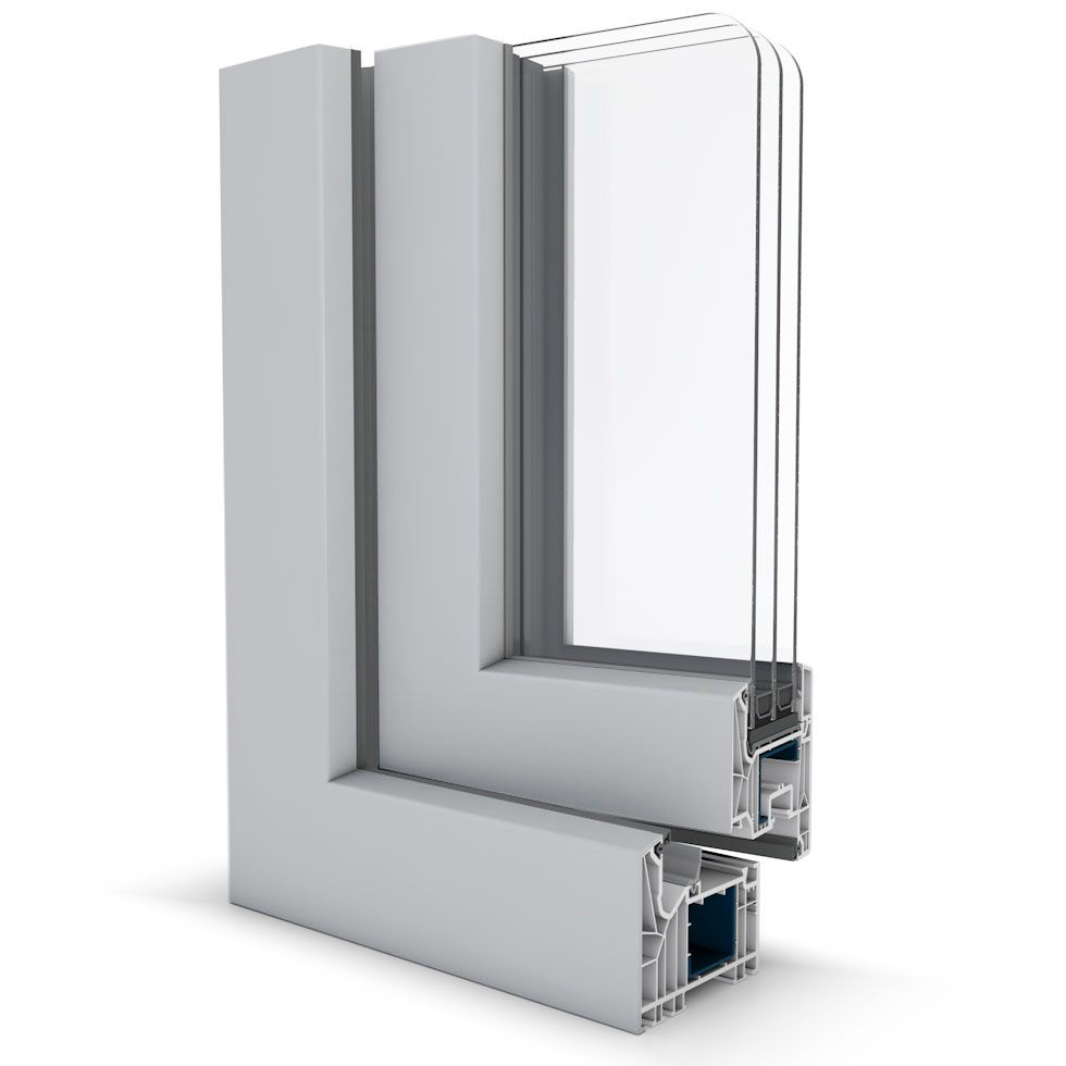 Schüco Living 82 MD Lichtgrau