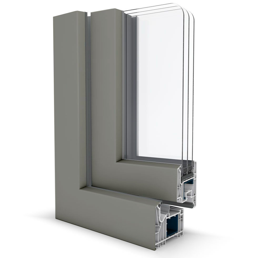 Schüco Living 82 MD​ Steingrau