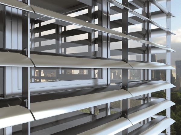 Raffstore Lamellen für Schüco Fenster